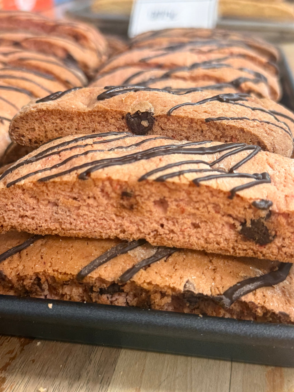 1 Lb. Raspberry Chocolate Chip Biscotti