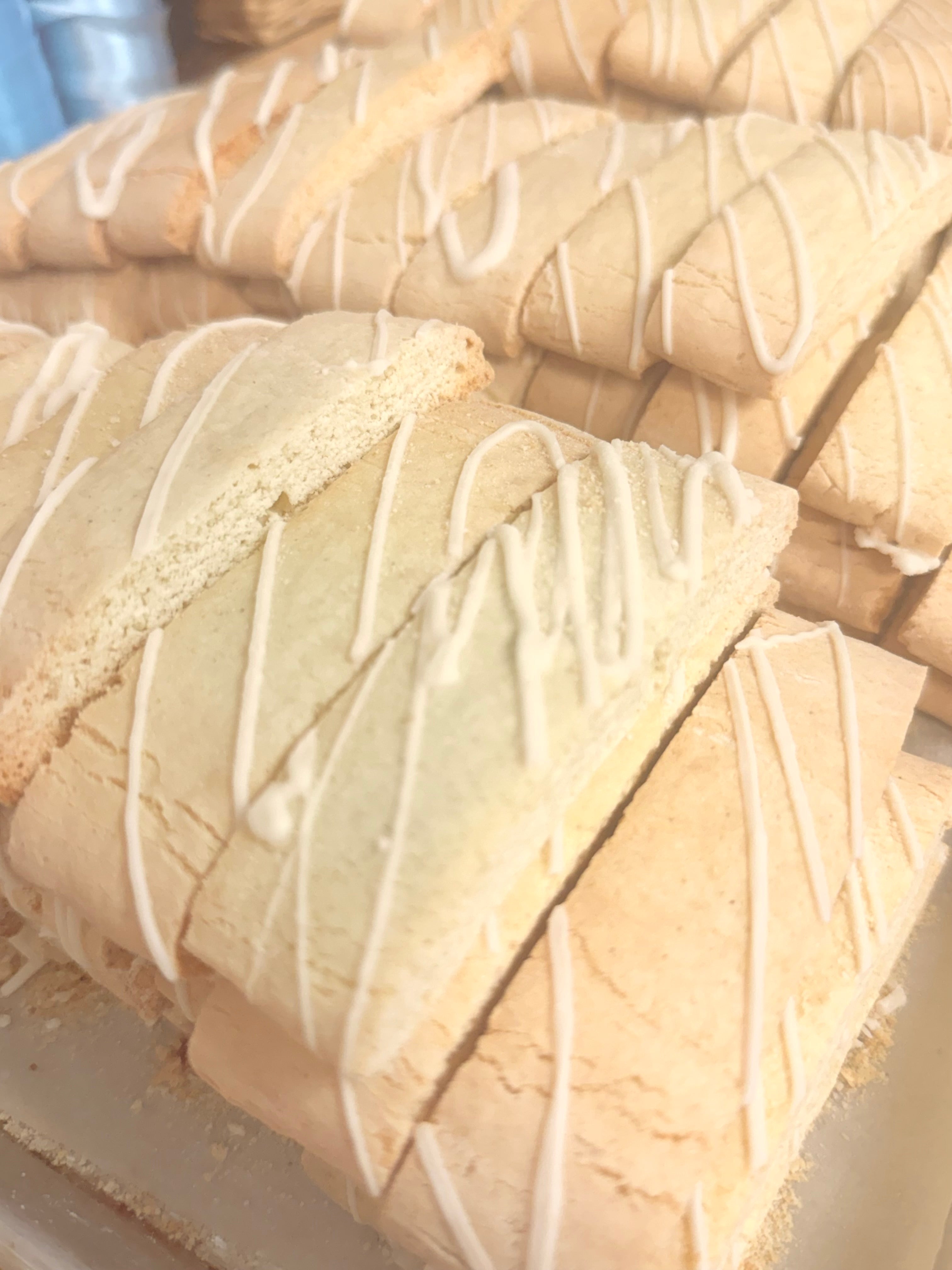1 Lb. Gluten Free Lemon Biscotti (Double Baked)