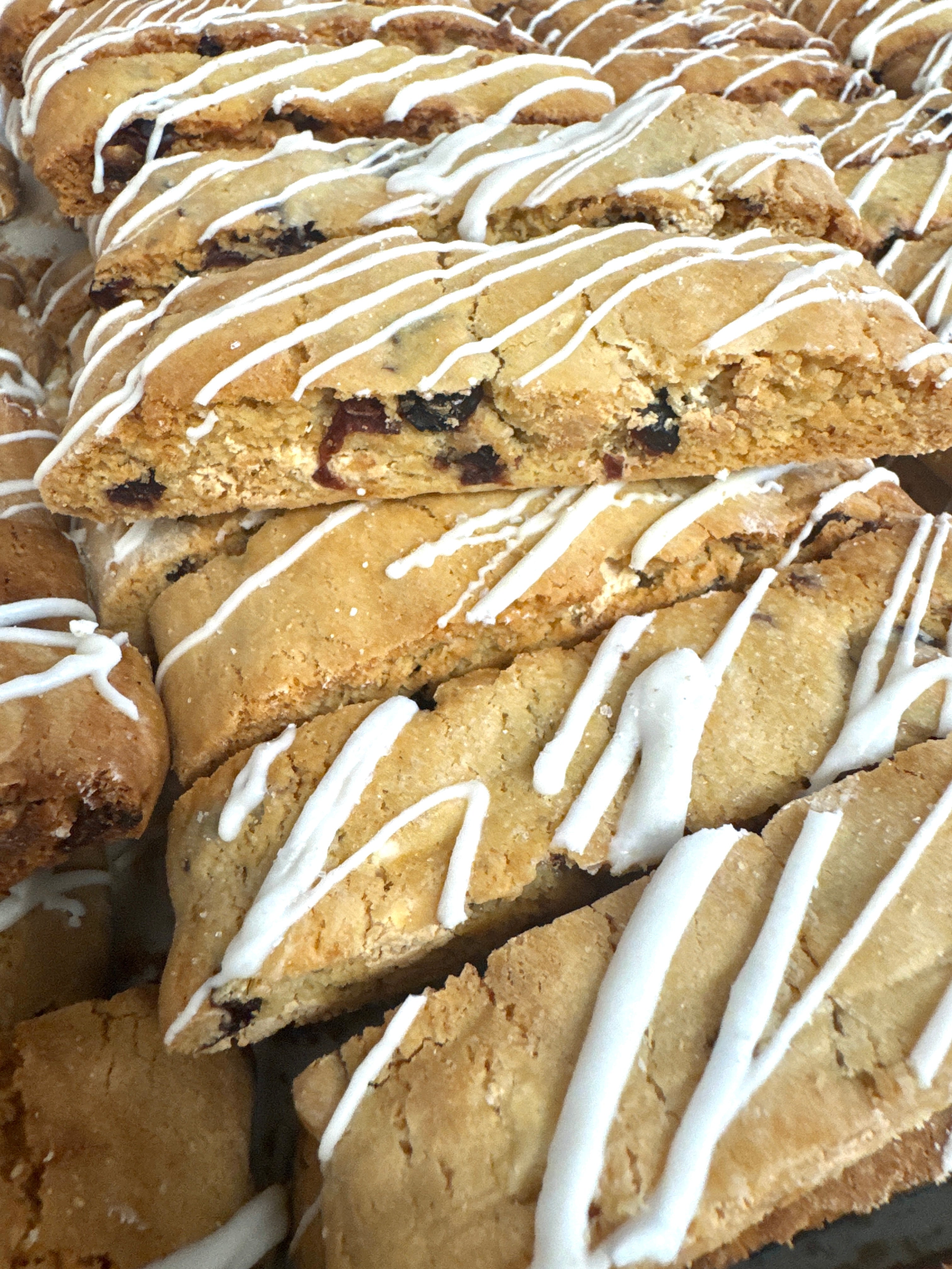 1 Lb. Cranberry White Chocolate Biscotti