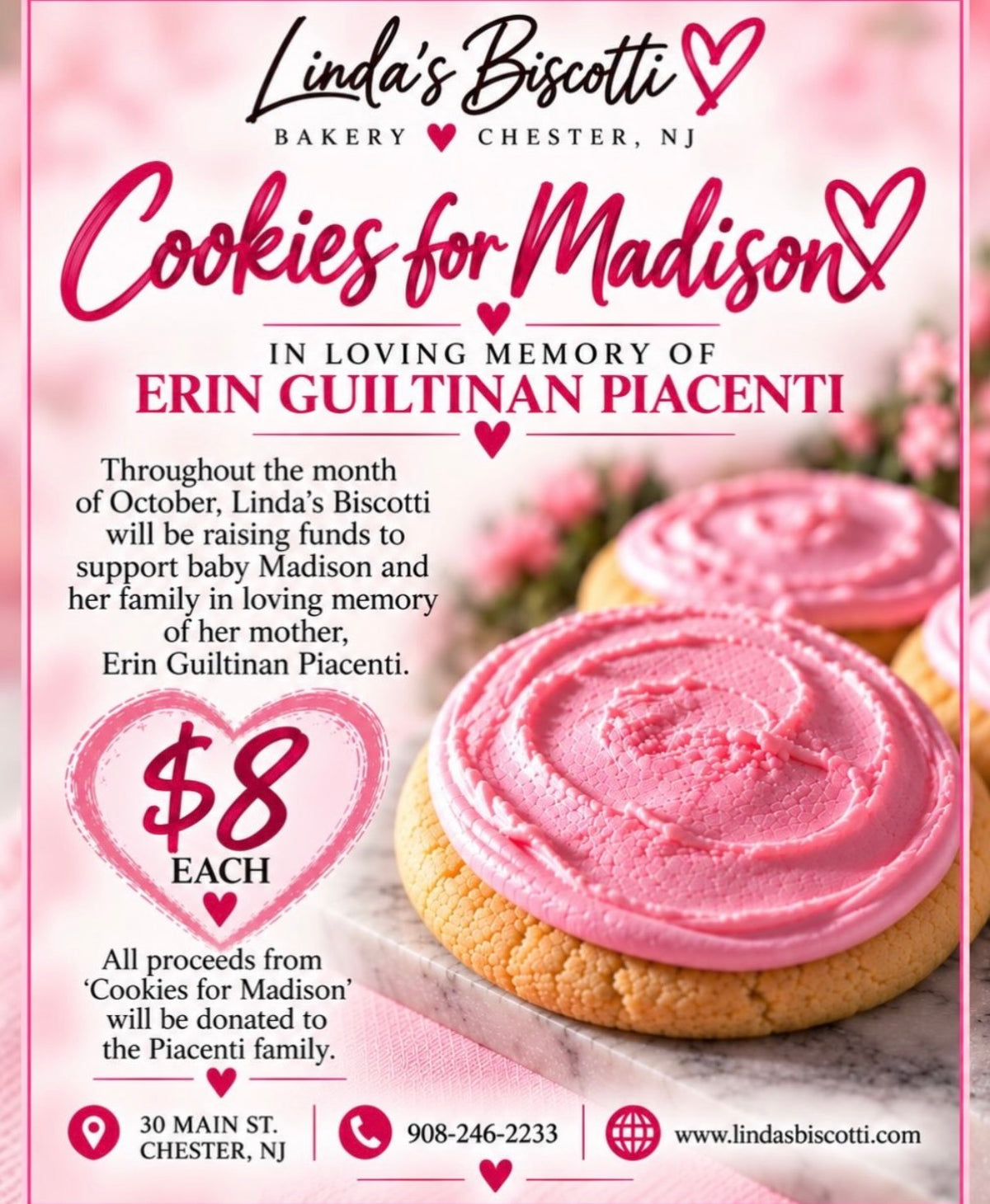 5 Cookies for Madison