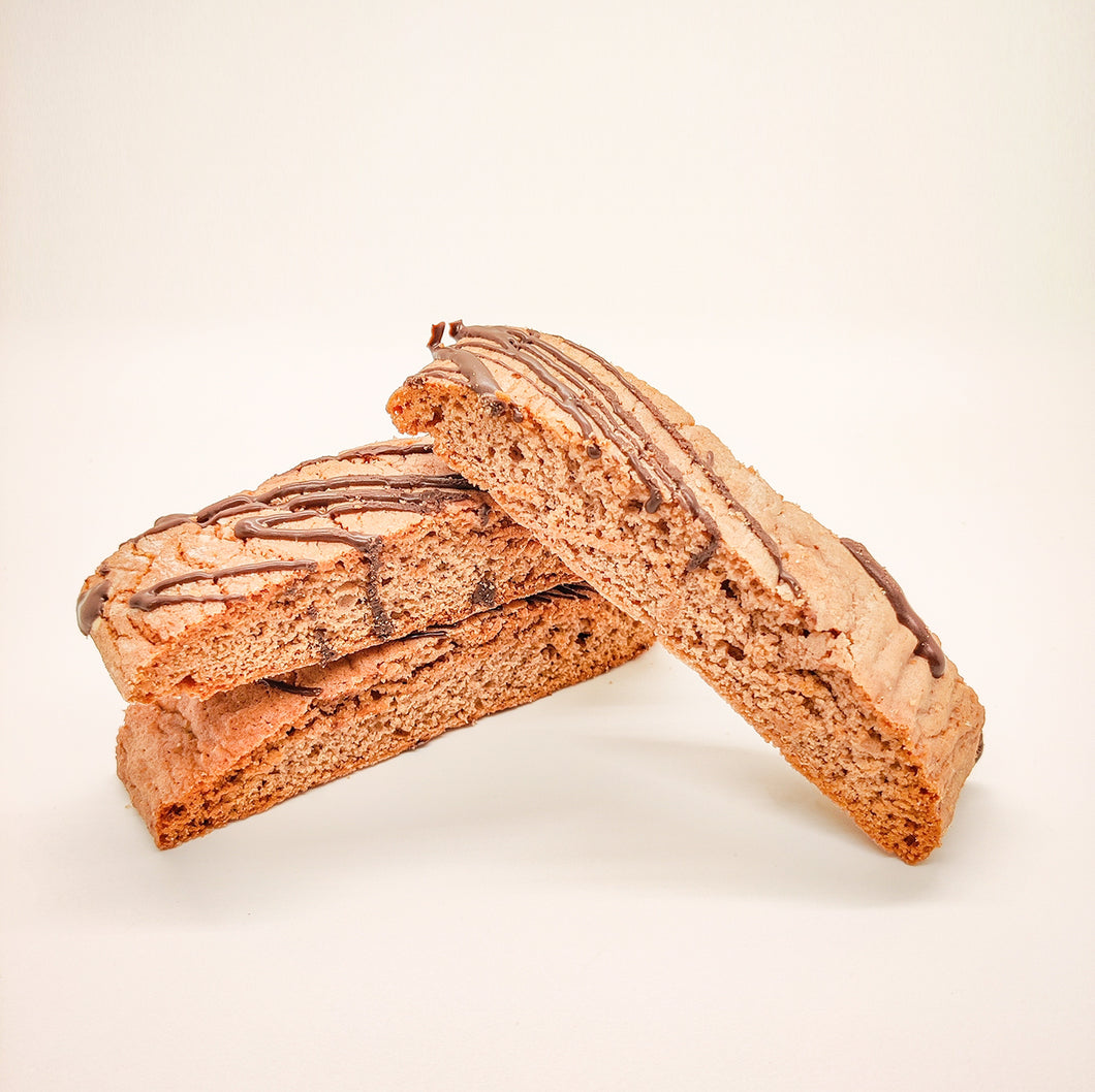 Nutella chocolate hazelnut biscotti cookie